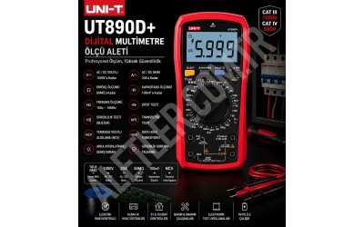 Unit UT890D+ Dijital Multimetre Ölçü Aleti İnceleme ve Tanıtım