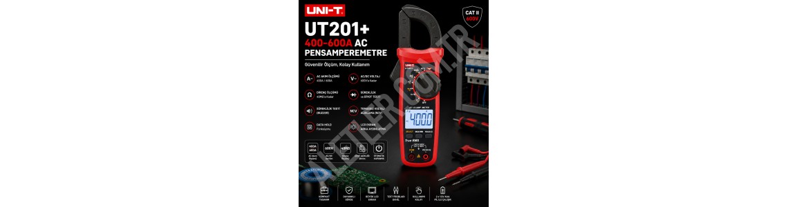 Unit UT 201+ 400-600A AC Pensampermetre İncelemesi