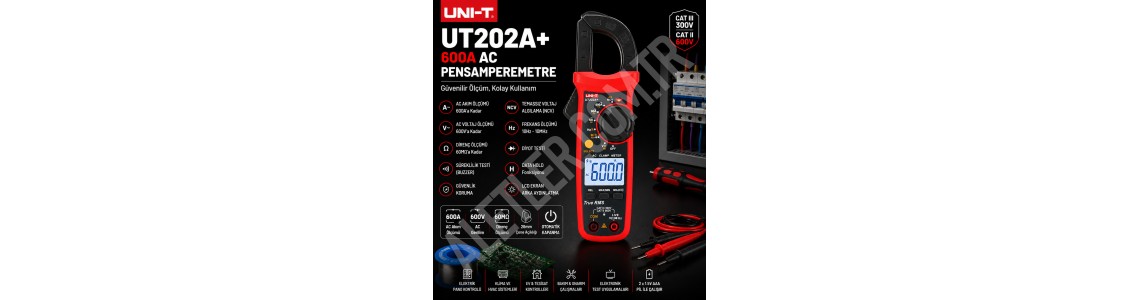 Unit UT202A+ 600A AC Pensampermetre İncelemesi