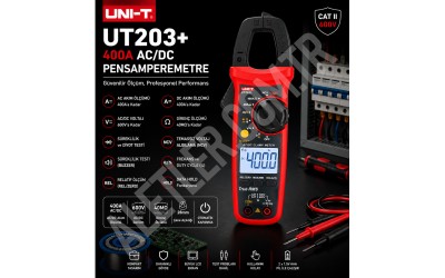 Unit UT 203+ 400A AC/DC Pensampermetre İncelemesi