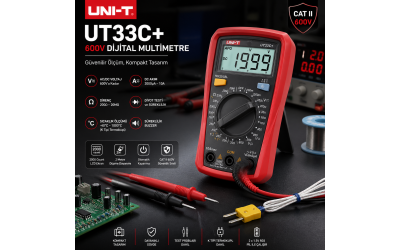 Unit UT33C+ 600v Dijital Multimetre İncelemesi