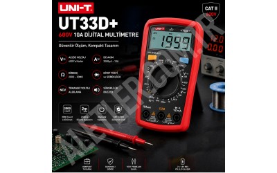 Unit UT 33D+ 600v 10A Dijital Multimetre İncelemesi