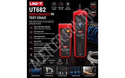 Unit UT 682 Kablo Bulucu ve Test Cihazı İnceleme & Tanıtım