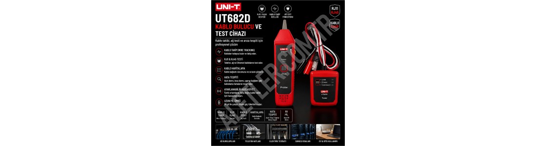 Unit UT682D Kablo Bulucu ve Test Cihazı Nedir?