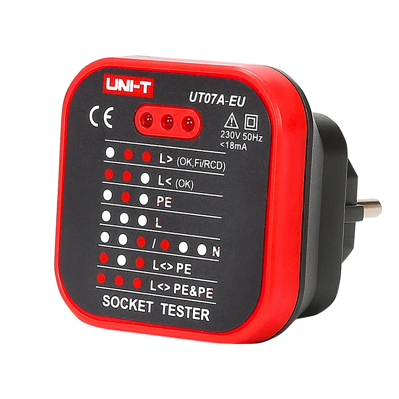 Unit UT07A-EU Priz Test Cihazı