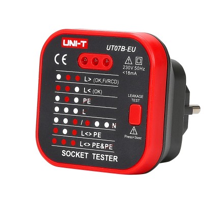 Unit UT07B-EU Priz Test Cihazı