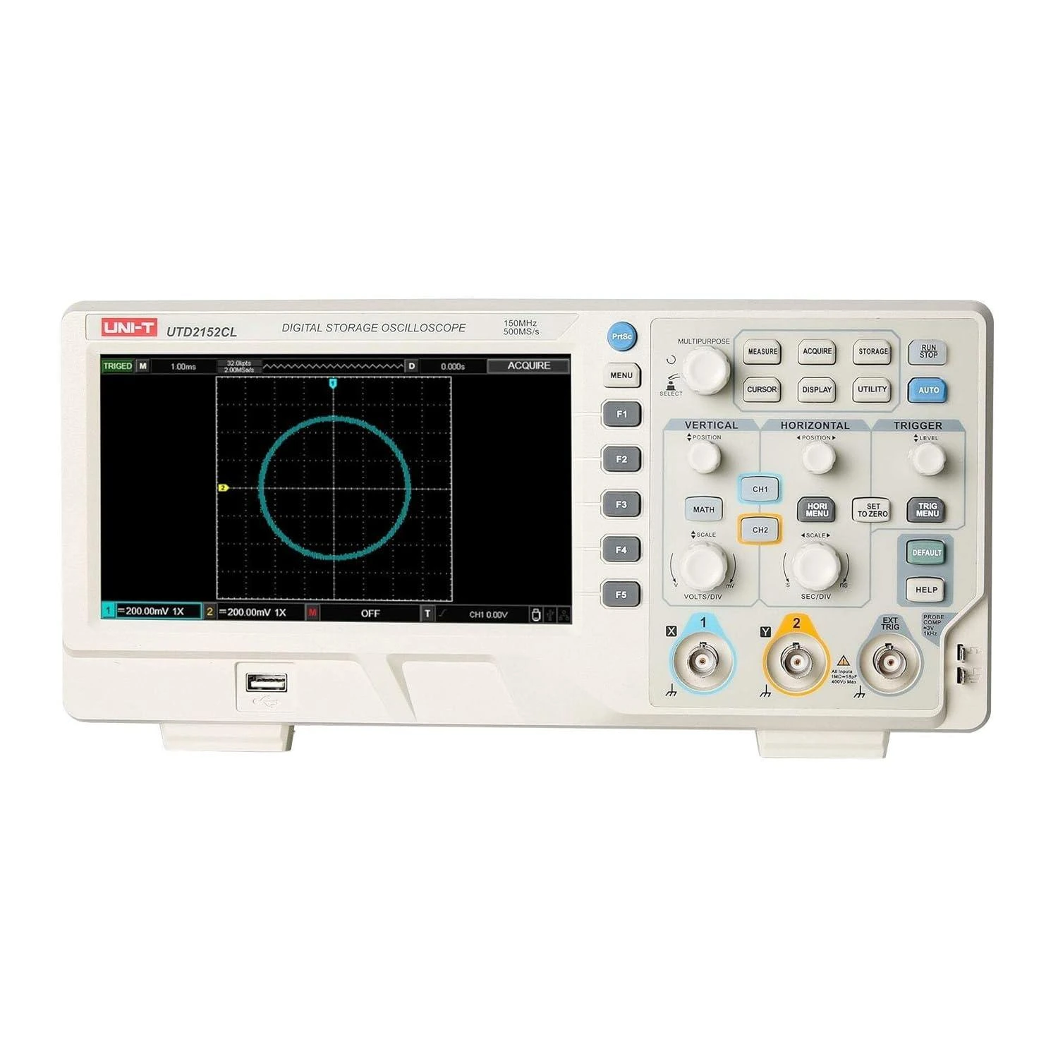Unit UTD2152CL 150Mhz Çift Kanal Dijital Osiloskop