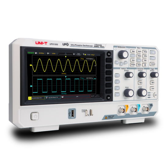 Uni-T UPO1202 200MHz 2 Kanal Dijital Osiloskop