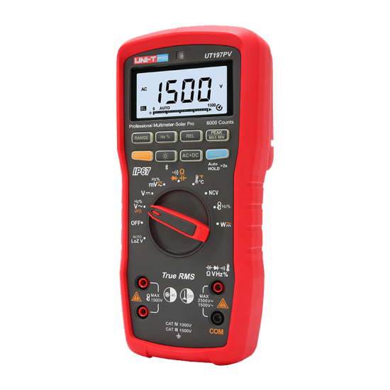 Uni-T UT197PV Profesyonel Multimetre Solar Pro