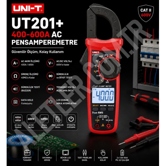 Unit UT 201+ 400-600A AC Pensampermetre