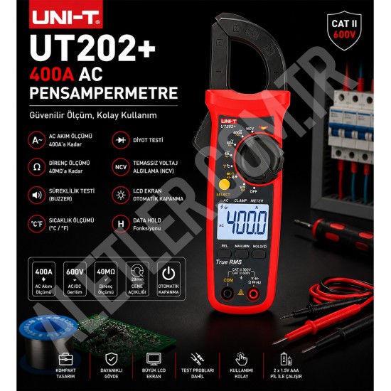 Unit UT 202+ 400A AC Pensampermetre