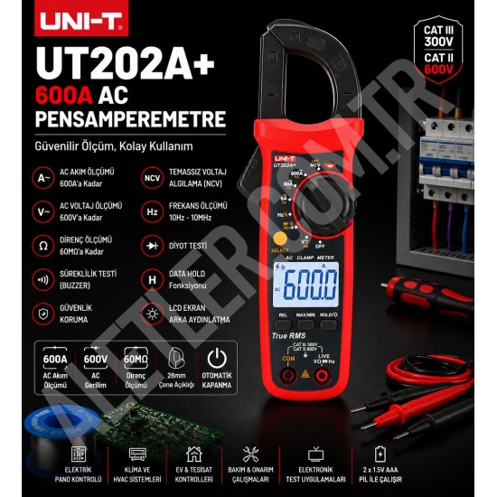 Unit UT 202A + Dijital pens ampermetre