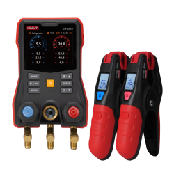 Uni-T UT336E KIT Kablosuz Sıcaklık Kelepçeli Dijital Manifold Ölçer