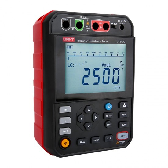 Unit UT512E 2.5kV Yalıtım İzolasyon Direnci Test Cihazı