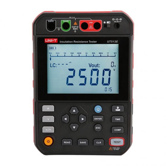 Unit UT512E 2.5kV Yalıtım İzolasyon Direnci Test Cihazı