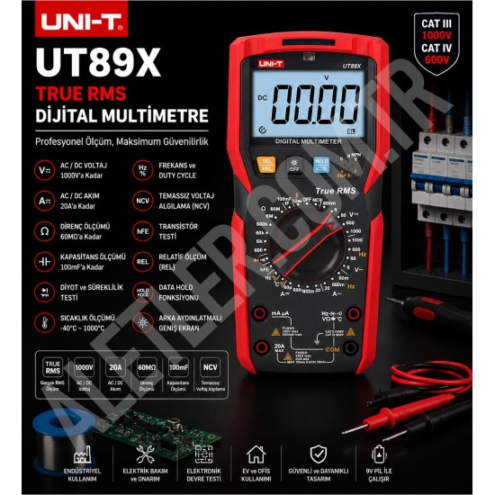Unit UT 89X Dijital Multimetre