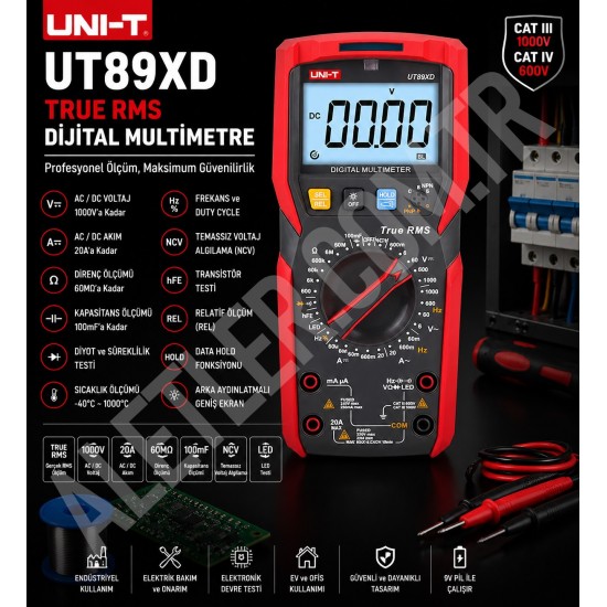 Unit UT 89XD Dijital Multimetre