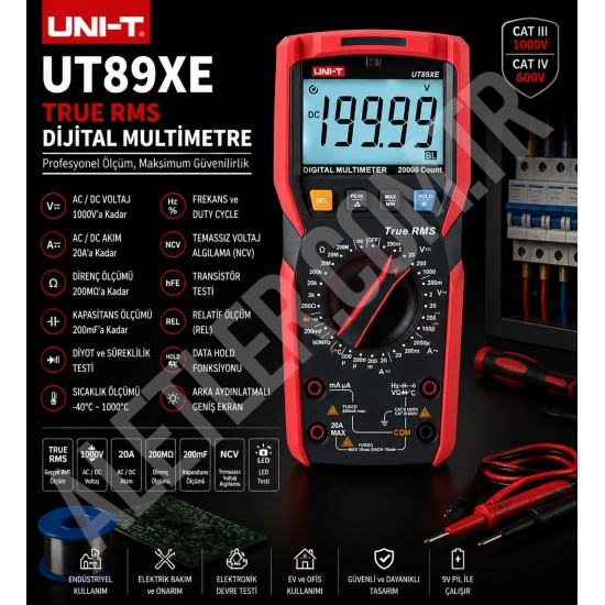 Unit UT 89XE Dijital Multimetre