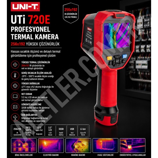 Unit UTi 720E 256x192 Profesyonel Termal Kamera